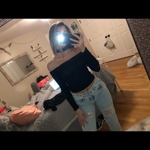 The choker is built in with the shirt